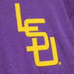 Men Mitchell & Ness Hoodies & Sweatshirts-Classic French Terry Hoody Louisiana State University