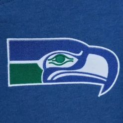 Men Mitchell & Ness Hoodies & Sweatshirts-Classic French Terry Hoody Seattle Seahawks