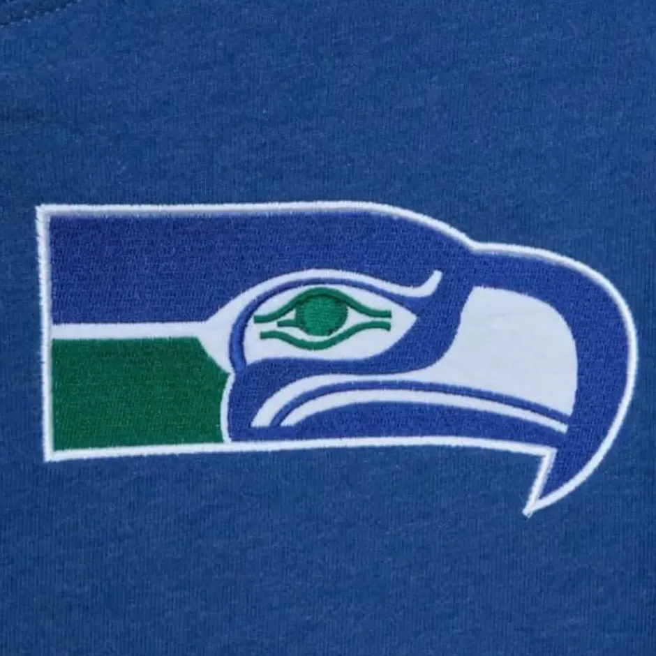 Men Mitchell & Ness Hoodies & Sweatshirts-Classic French Terry Hoody Seattle Seahawks