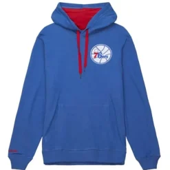 Men Mitchell & Ness Hoodies & Sweatshirts-Classic French Terry Hoody Philadelphia 76Ers