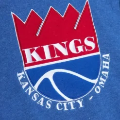 Men Mitchell & Ness Hoodies & Sweatshirts-Classic French Terry Hoody Kansas City Kings