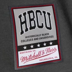 Men Mitchell & Ness T-Shirts & Tops-Classic Mascot Football Tee Jackson State University