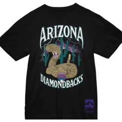 Men Mitchell & Ness T-Shirts & Tops-Classic Tee Arizona Diamondbacks