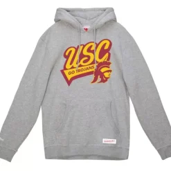Men Mitchell & Ness Hoodies & Sweatshirts-College Tailsweep Hoodie Usc