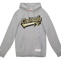 Men Mitchell & Ness Hoodies & Sweatshirts-College Tailsweep Hoodie University Of Colorado Boulder