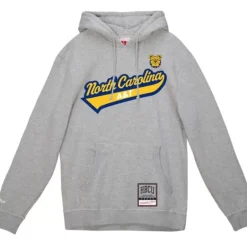 Men Mitchell & Ness Hoodies & Sweatshirts-College Tailsweep Pullover North Carolina A&T University