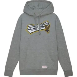 Men Mitchell & Ness Hoodies & Sweatshirts-College Tailsweep Pullover Marquette University