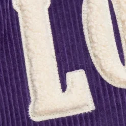 Men Mitchell & Ness Jackets & Outerwear-Collegiate Coaches Jacket Los Angeles Lakers