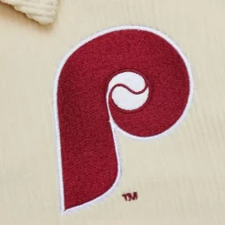 Men Mitchell & Ness Jackets & Outerwear-Collegiate Coaches Jacket Philadelphia Phillies