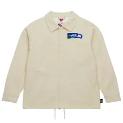 Men Mitchell & Ness Jackets & Outerwear-Collegiate Coaches Jacket Seattle Seahawks