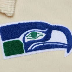 Men Mitchell & Ness Jackets & Outerwear-Collegiate Coaches Jacket Seattle Seahawks