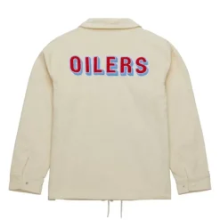 Men Mitchell & Ness Jackets & Outerwear-Collegiate Coaches Jacket Tennessee Titans