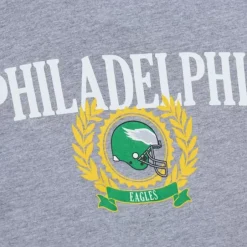 Men Mitchell & Ness T-Shirts & Tops-Collegiate Ivy League Men'S Ls Tee Philadelphia Eagles
