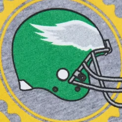 Men Mitchell & Ness T-Shirts & Tops-Collegiate Ivy League Men'S Ls Tee Philadelphia Eagles