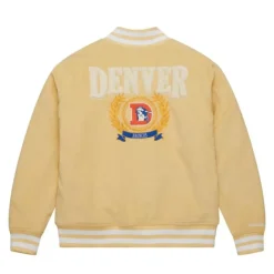Men Mitchell & Ness Jackets & Outerwear-Collegiate Varsity Jacket Denver Broncos
