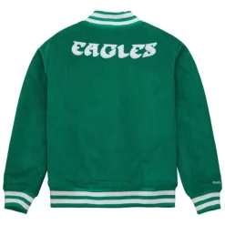 Men Mitchell & Ness Jackets & Outerwear-Collegiate Varsity Jacket Philadelphia Eagles