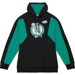 Men Mitchell & Ness Hoodies & Sweatshirts-Color Blocked Fleece 2.0 Boston Celtics