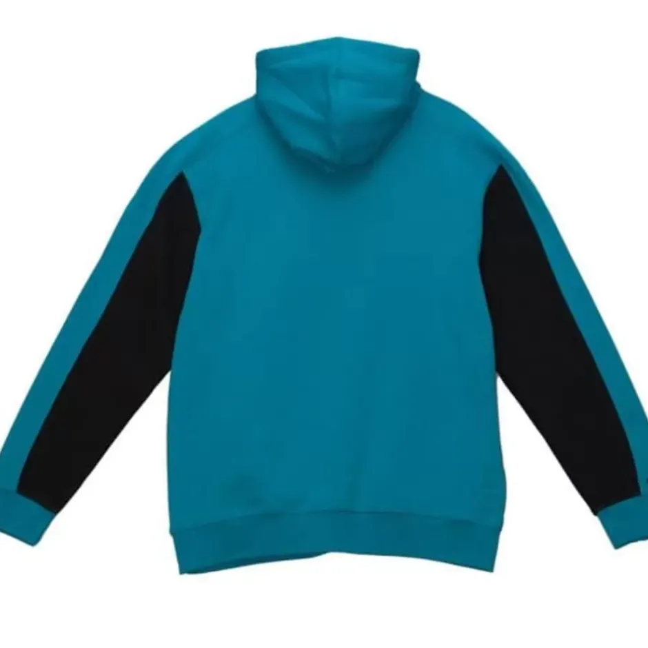 Men Mitchell & Ness Hoodies & Sweatshirts-Color Blocked Fleece 2.0 Detroit Pistons