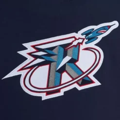 Men Mitchell & Ness Hoodies & Sweatshirts-Color Blocked Fleece 2.0 Houston Rockets