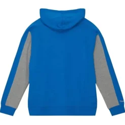 Men Mitchell & Ness Hoodies & Sweatshirts-Color Blocked Fleece 2.0 Los Angeles Rams