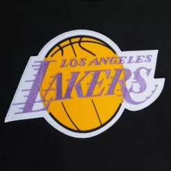 Men Mitchell & Ness Hoodies & Sweatshirts-Color Blocked Fleece 2.0 Los Angeles Lakers