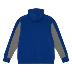 Men Mitchell & Ness Hoodies & Sweatshirts-Color Blocked Fleece 2.0 Los Angeles Dodgers