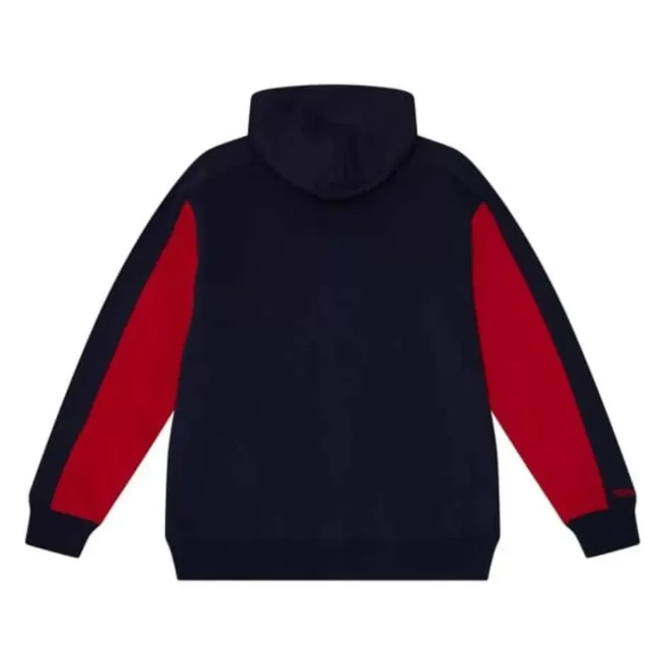 Men Mitchell & Ness Hoodies & Sweatshirts-Color Blocked Fleece 2.0 St. Louis Cardinals
