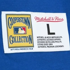 Men Mitchell & Ness T-Shirts & Tops-Color Blocked Ss Tee Atlanta Braves