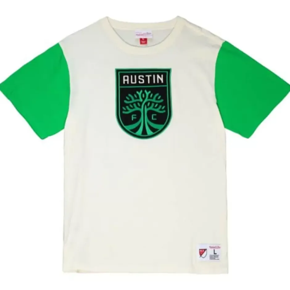 Men Mitchell & Ness T-Shirts & Tops-Color Blocked S/S Tee Austin Fc
