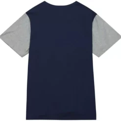 Men Mitchell & Ness T-Shirts & Tops-Color Blocked Ss Tee California Angels