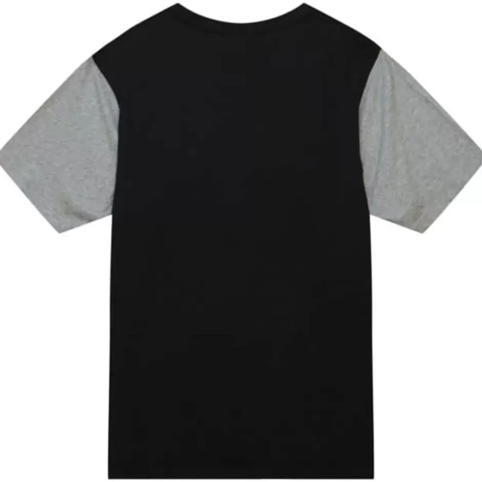 Men Mitchell & Ness T-Shirts & Tops-Color Blocked Ss Tee Chicago Bulls