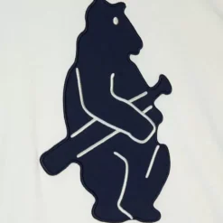 Men Mitchell & Ness T-Shirts & Tops-Color Blocked S/S Tee Chicago Cubs