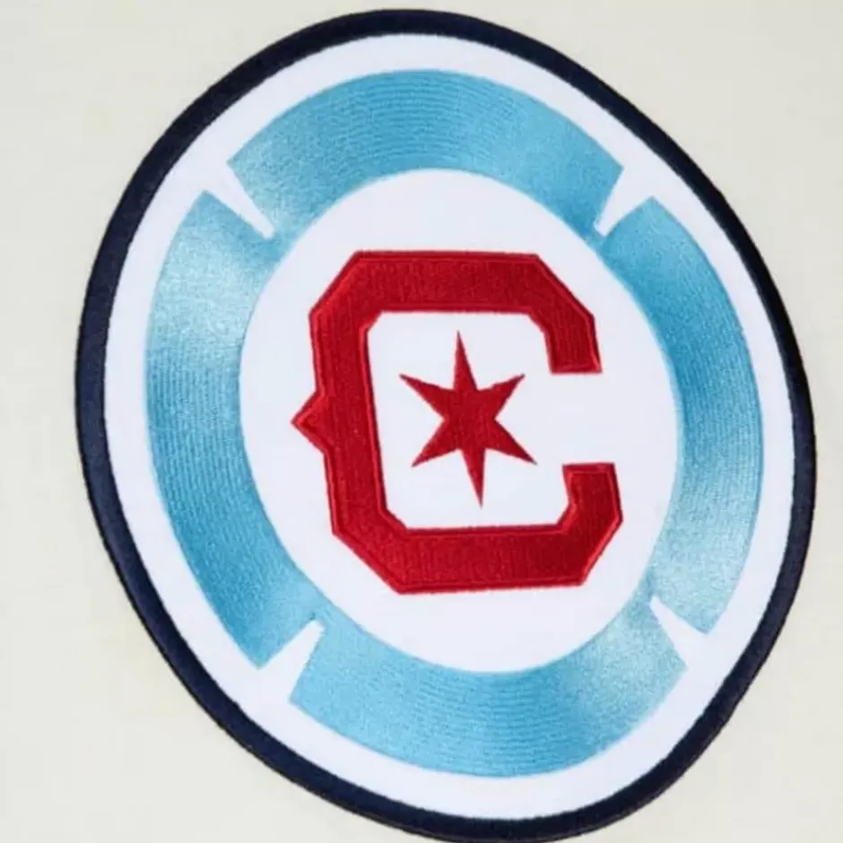 Men Mitchell & Ness T-Shirts & Tops-Color Blocked S/S Tee Chicago Fire