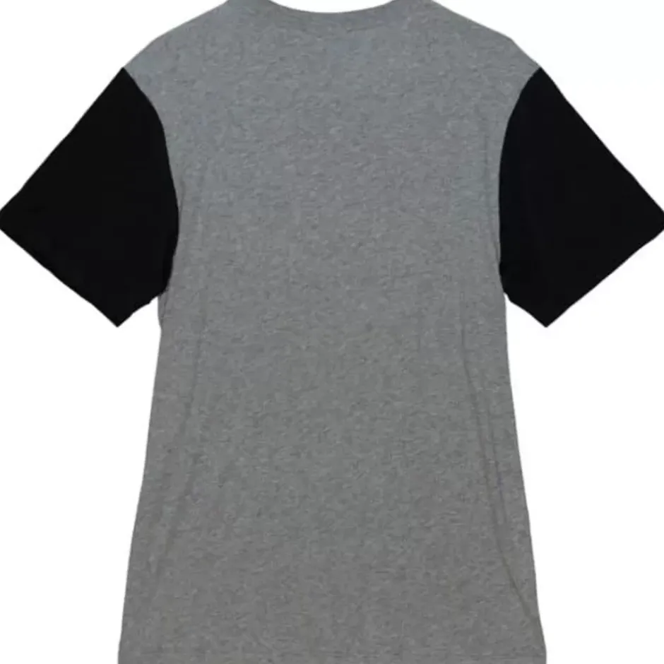 Men Mitchell & Ness T-Shirts & Tops-Color Blocked S/S Tee Cincinnati Bengals