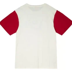 Men Mitchell & Ness T-Shirts & Tops-Color Blocked S/S Tee Cincinnati Reds