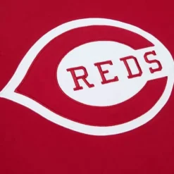 Men Mitchell & Ness T-Shirts & Tops-Color Blocked Ss Tee Cincinnati Reds