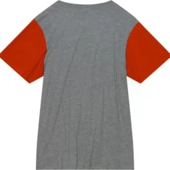 Men Mitchell & Ness T-Shirts & Tops-Color Blocked S/S Tee Cleveland Browns