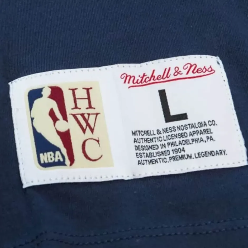 Men Mitchell & Ness T-Shirts & Tops-Color Blocked Ss Tee Dallas Mavericks