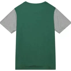 Men Mitchell & Ness T-Shirts & Tops-Color Blocked Ss Tee Florida A&M University