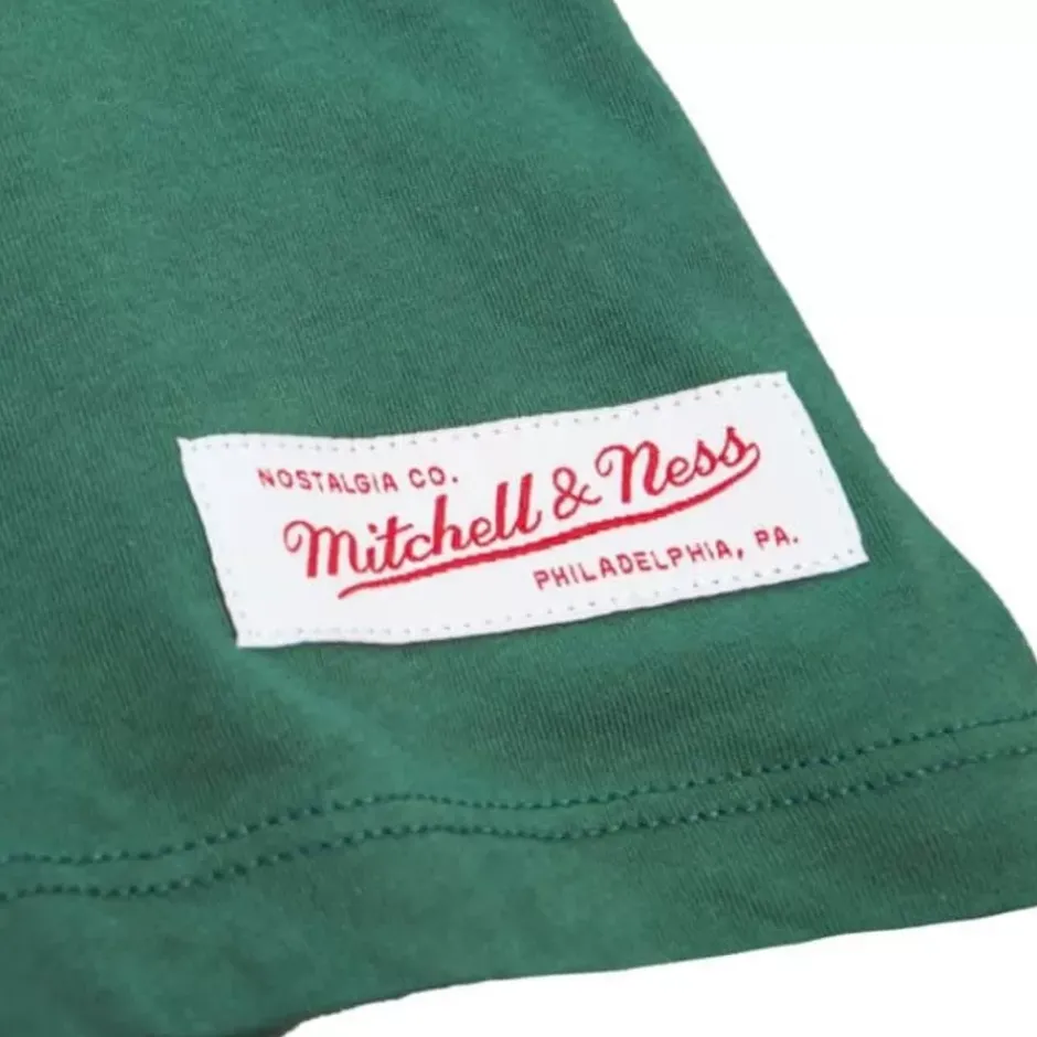 Men Mitchell & Ness T-Shirts & Tops-Color Blocked Ss Tee Florida A&M University