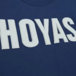 Men Mitchell & Ness T-Shirts & Tops-Color Blocked Ss Tee Georgetown University