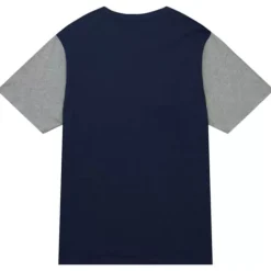 Men Mitchell & Ness T-Shirts & Tops-Color Blocked Ss Tee Golden State Warriors