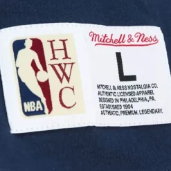 Men Mitchell & Ness T-Shirts & Tops-Color Blocked Ss Tee Golden State Warriors