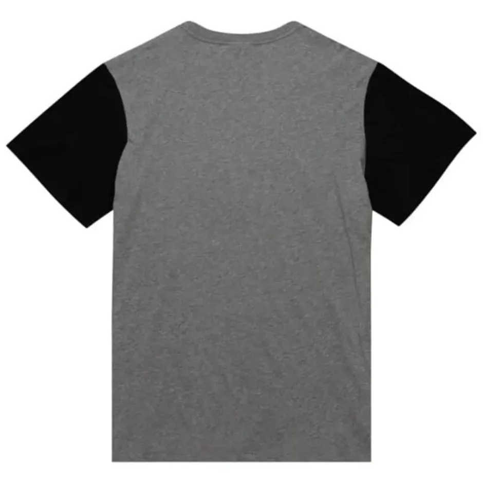 Men Mitchell & Ness T-Shirts & Tops-Color Blocked S/S Tee Houston Rockets