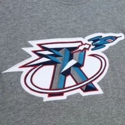 Men Mitchell & Ness T-Shirts & Tops-Color Blocked S/S Tee Houston Rockets