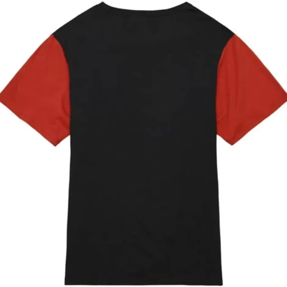 Men Mitchell & Ness T-Shirts & Tops-Color Blocked Ss Tee Houston Astros