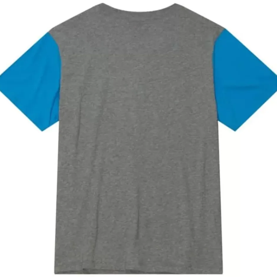 Men Mitchell & Ness T-Shirts & Tops-Color Blocked S/S Tee Los Angeles Chargers