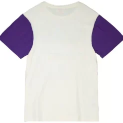 Men Mitchell & Ness T-Shirts & Tops-Color Blocked S/S Tee Louisiana State University