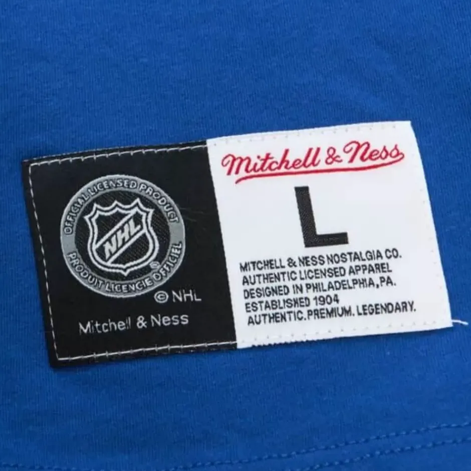 Men Mitchell & Ness T-Shirts & Tops-Color Blocked Ss Tee New York Islanders