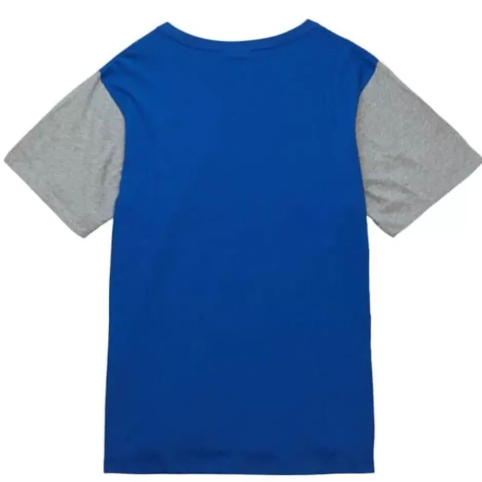 Men Mitchell & Ness T-Shirts & Tops-Color Blocked Ss Tee North Carolina A&T University